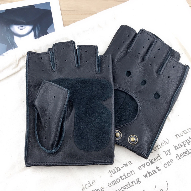 Motorcycle Retro Locomotive Ri - Leather Driving Glove ulasan dan harga