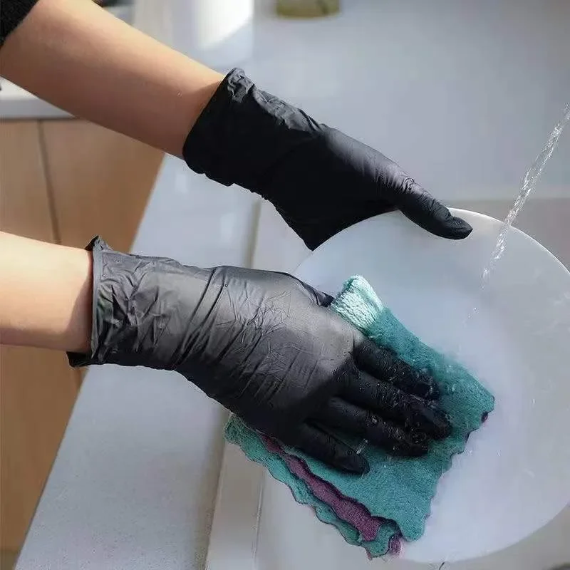 Disposable Gloves Black Home N - Nitrile Mechanic Glove ulasan dan harga