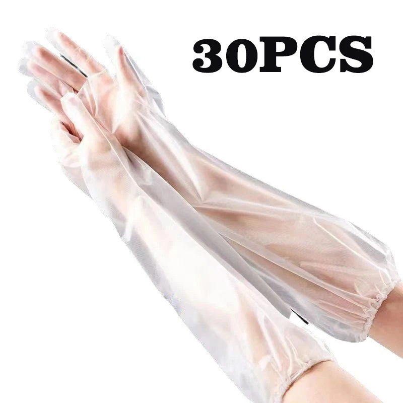 30PCS Disposable Arm Guard Glo - Rubber Glove Cleaning ulasan dan harga