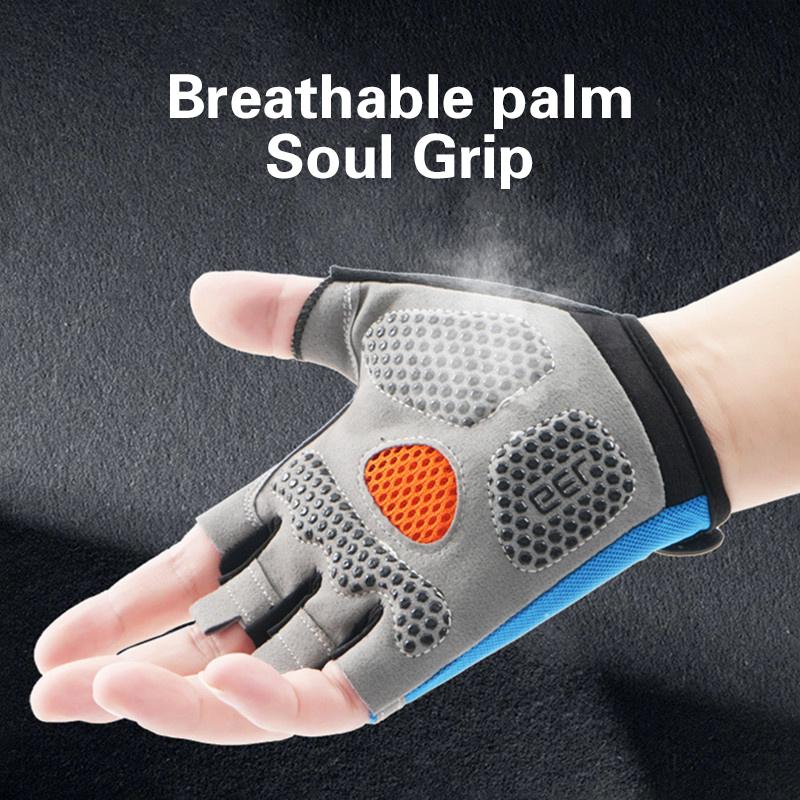 Unisex Half Finger Cycling Glo - Cycling Glove Padded ulasan dan harga
